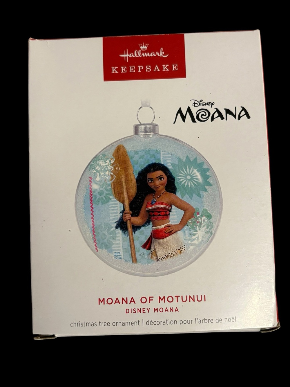 Hallmark Moana Christmas ornament